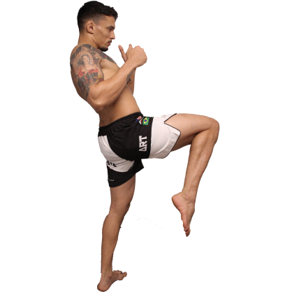 Vale Tudo MMA Shorts Brave Art – Black & White | Freedom & Heritage