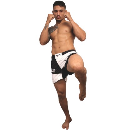 Vale Tudo MMA Shorts Brave Art – Schwarz & Weiß | Freiheit & Herkunft