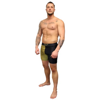 Short a Compressione BG Brave Art – Nero & Oro | Supporto & Stile