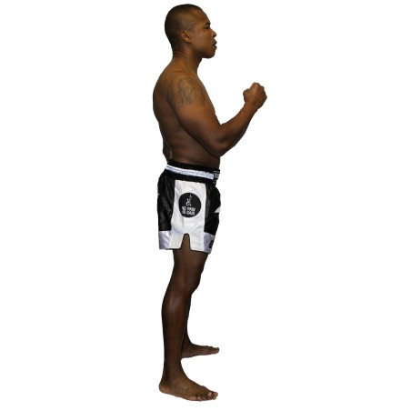 Muay Thai Short Light Night Brave Art