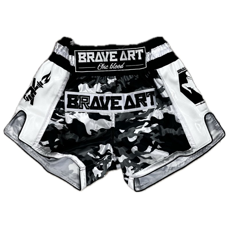 Muay Thaibox-Short Satin Brave Art Muay Thaibox-Short Satin Brave Art