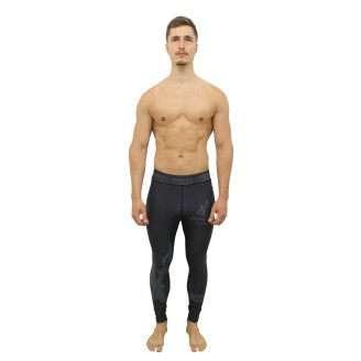 Darkness Brave Art Spats – Black Compression Leggings for MMA