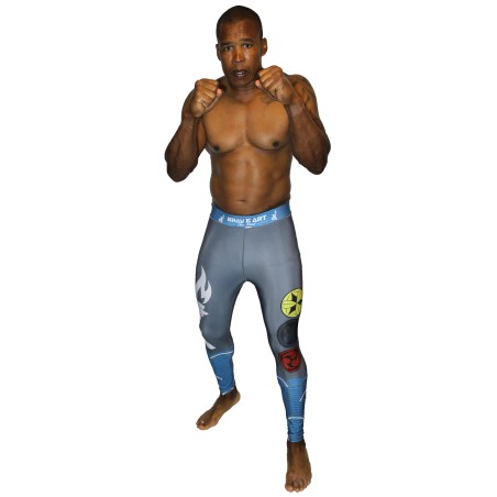 Spats Kamon Brave Art – Compression et Symbolique Samouraï