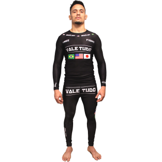 Vale Tudo Rashguard Brave Art – Long Sleeves Black | Protection & Powe