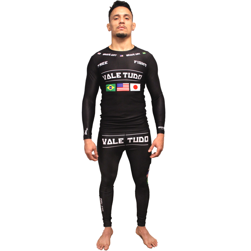 Rashguard Vale Tudo Brave Art Maniche Lunghe Rashguard Vale Tudo Brave Art Maniche Lunghe