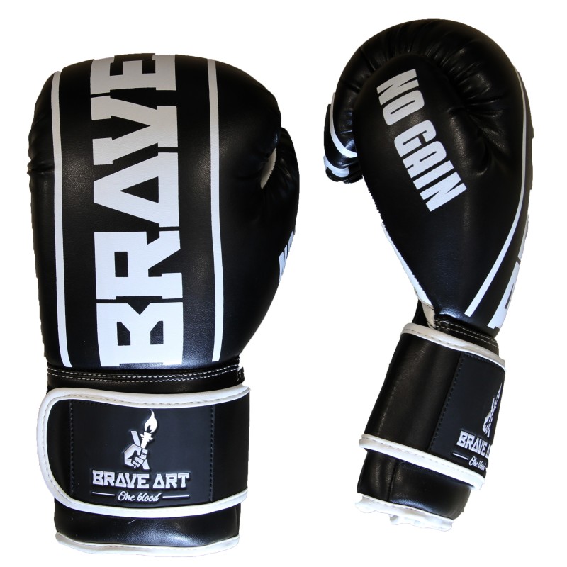 Boxhandschuhe Classic One Schwarz & Weiß – Brave Art Boxhandschuhe Classic One Schwarz & Weiß – Brave Art